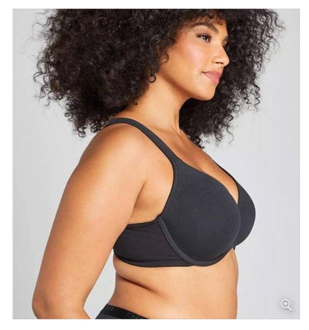 CACIQUE Lightly Lined Black T Shirt Bra 40DD
